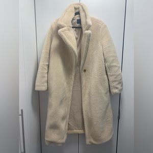 Fluffy Trench Coat